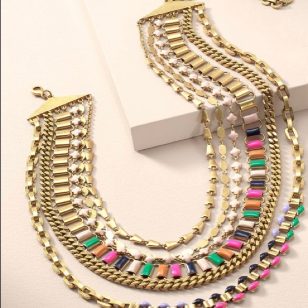 Stella and Dot Francis statement necklace